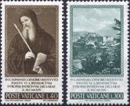 *Známky Vatikán 1965 Svätý Benedikt, nerazítkovaná séria - Kliknutím na obrázok zatvorte -